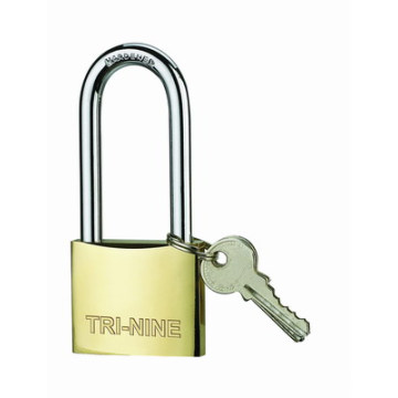 Thick Type Solid Brass Padlock W/Long Shackle (S265L)